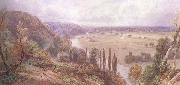 The Thames from Cliveden (mk46) Myles Birket Foster,RWS